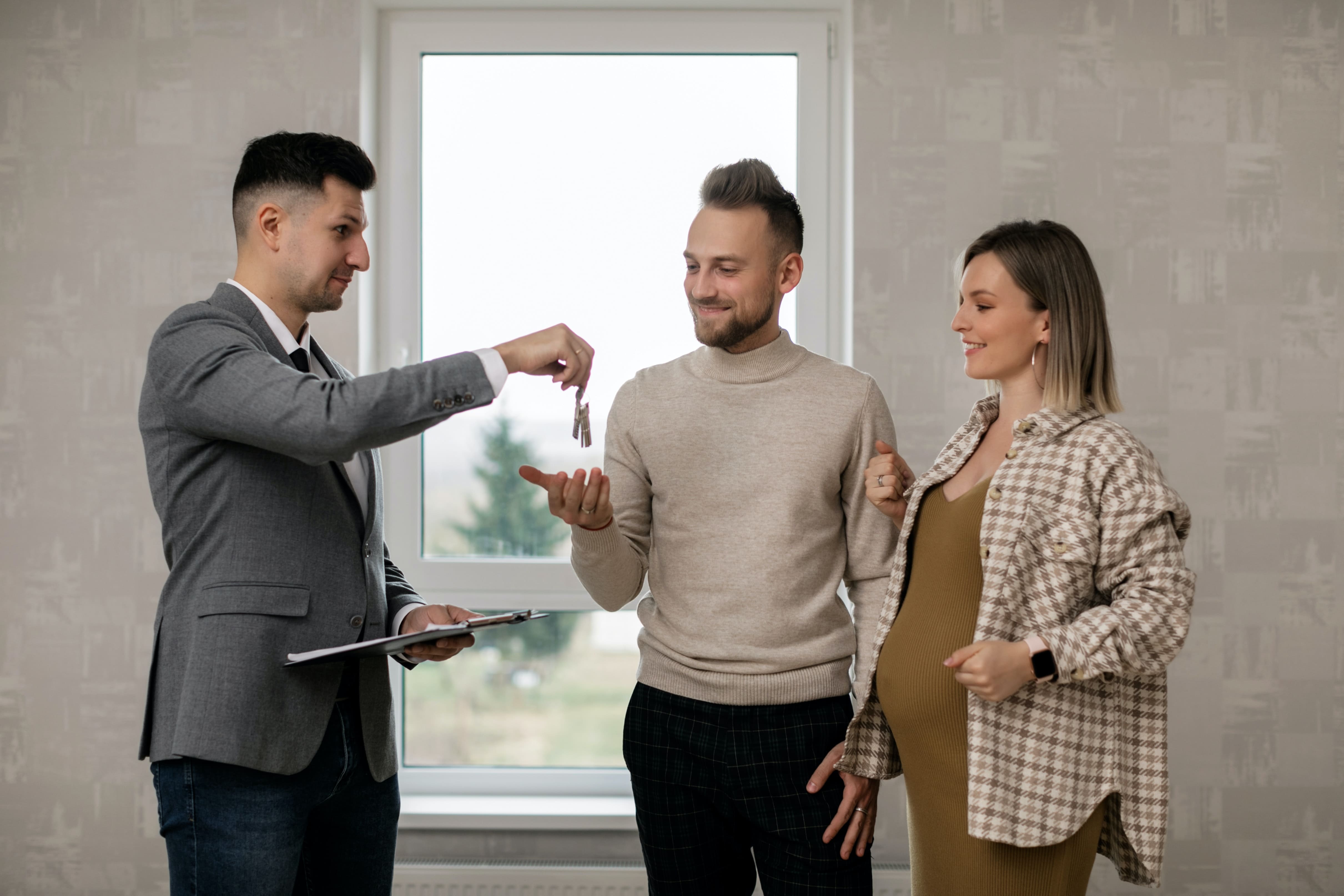 Remise de clés suite à un projet immobilier