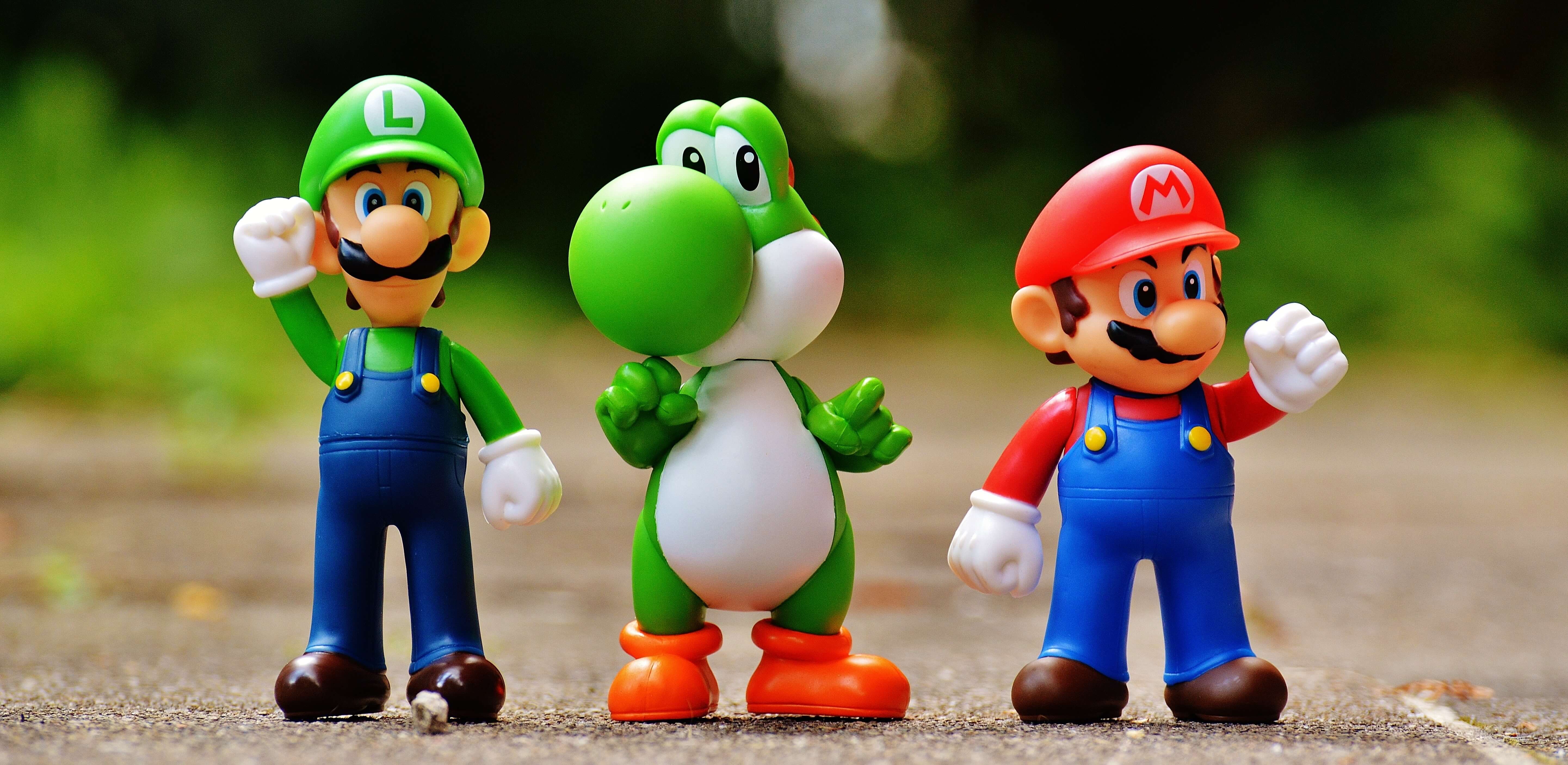 Luiggi, Yoshi et Mario